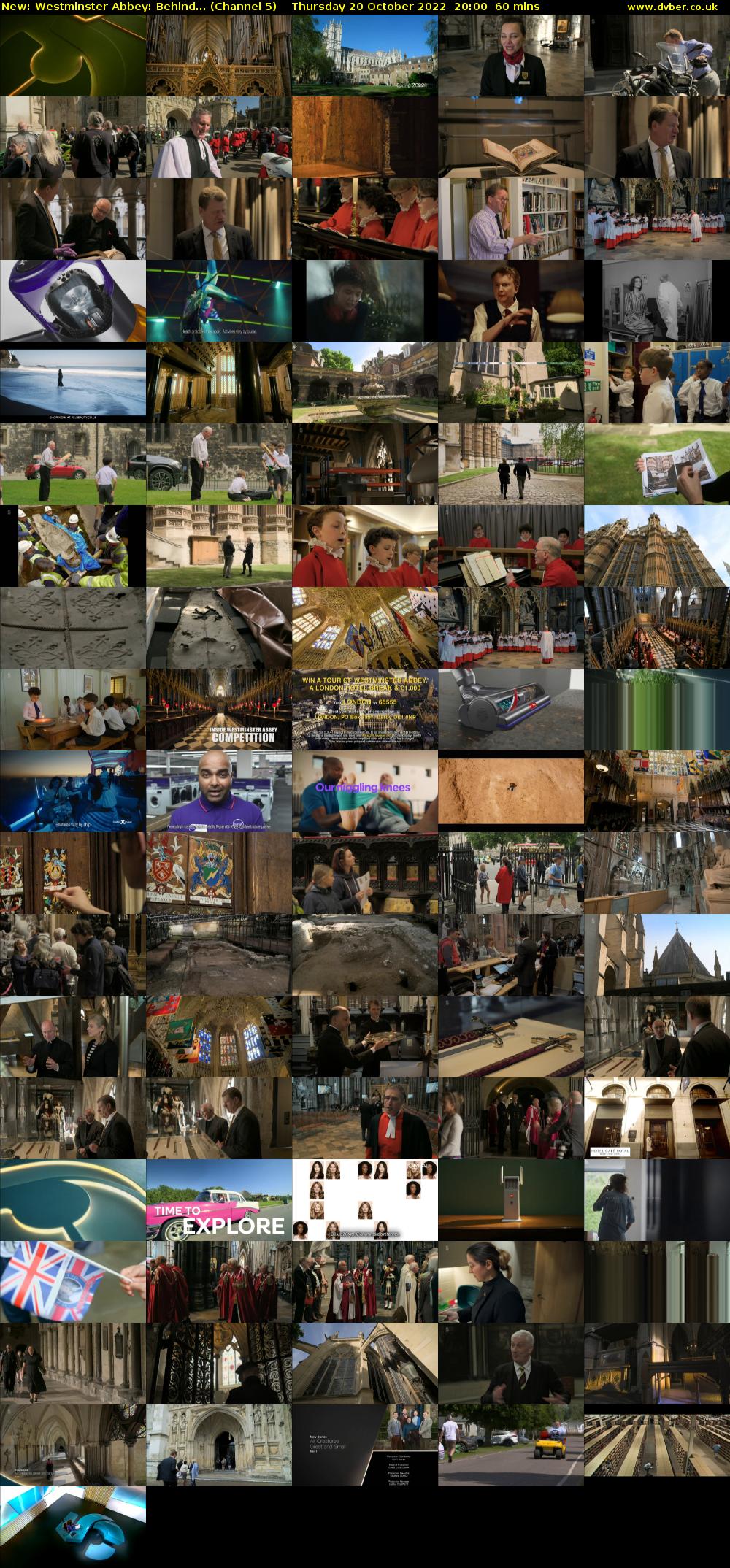 Westminster Abbey: Behind... (Channel 5) Thursday 20 October 2022 20:00 - 21:00