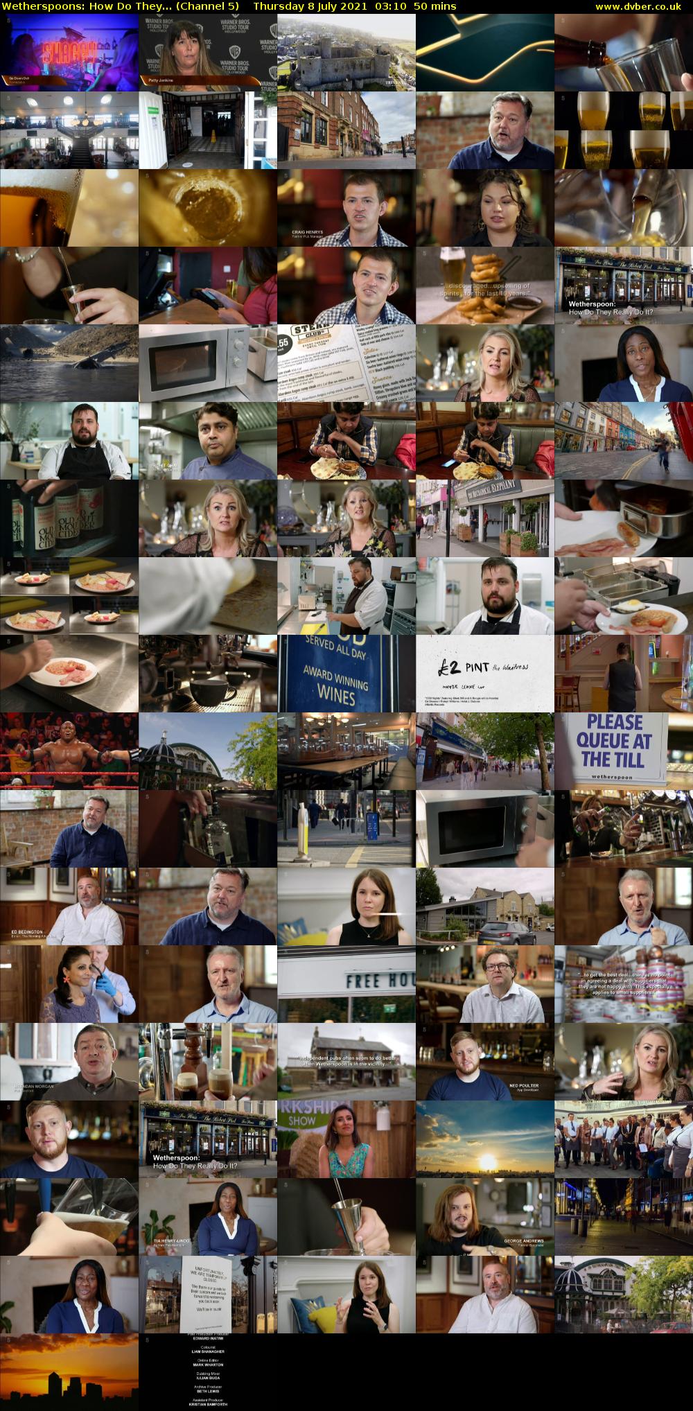 Wetherspoons: How Do They... (Channel 5) Thursday 8 July 2021 03:10 - 04:00