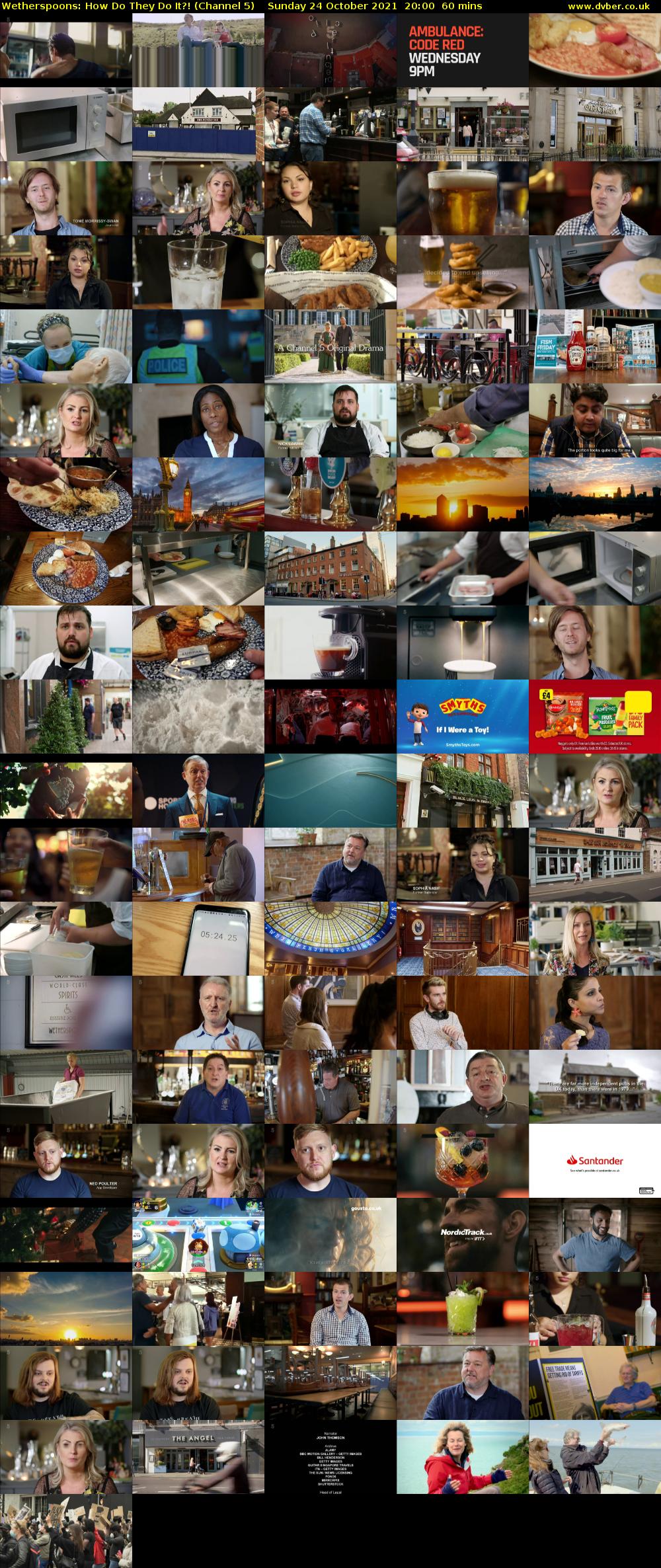 Wetherspoons: How Do They Do It?! (Channel 5) Sunday 24 October 2021 20:00 - 21:00