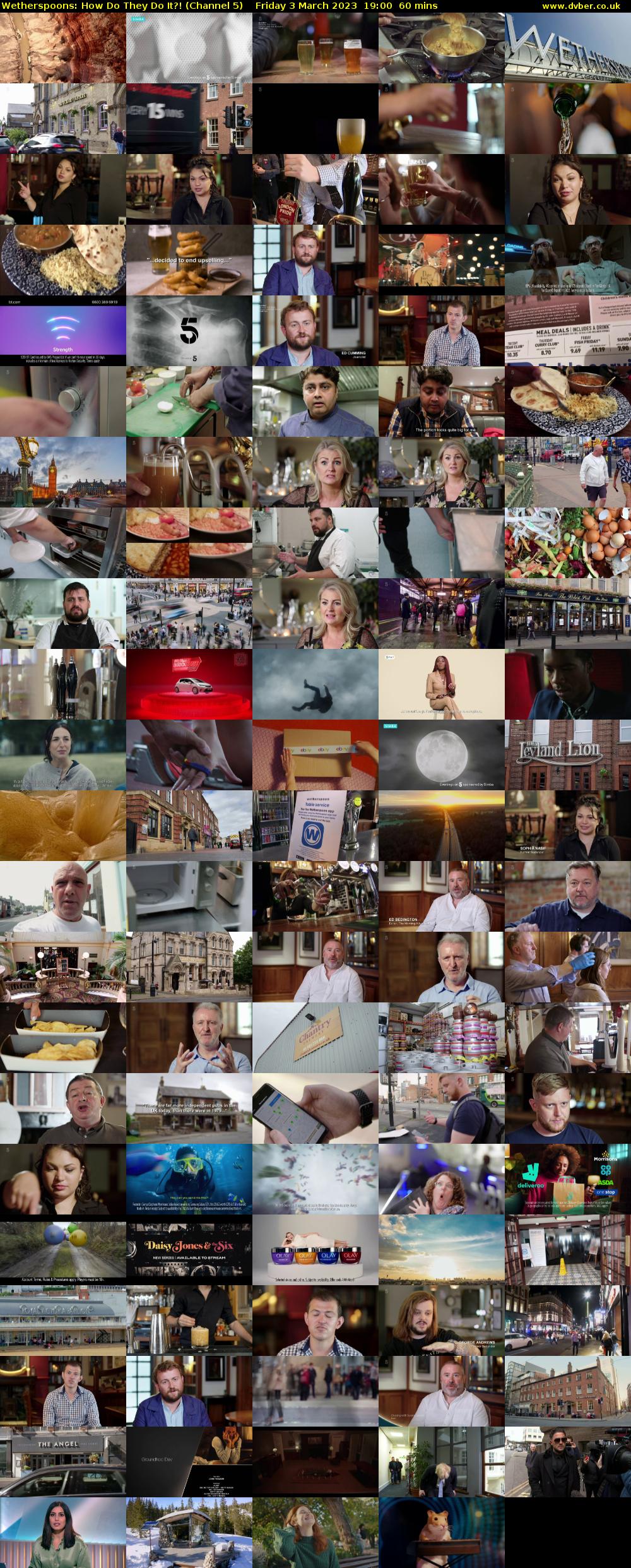 Wetherspoons: How Do They Do It?! (Channel 5) Friday 3 March 2023 19:00 - 20:00