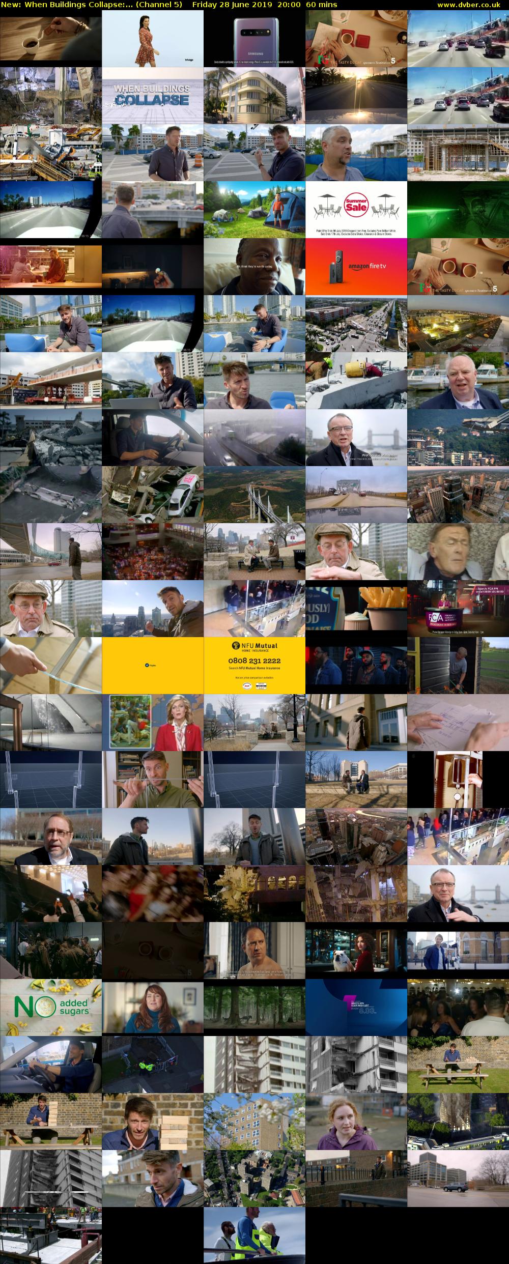 When Buildings Collapse:... (Channel 5) Friday 28 June 2019 20:00 - 21:00