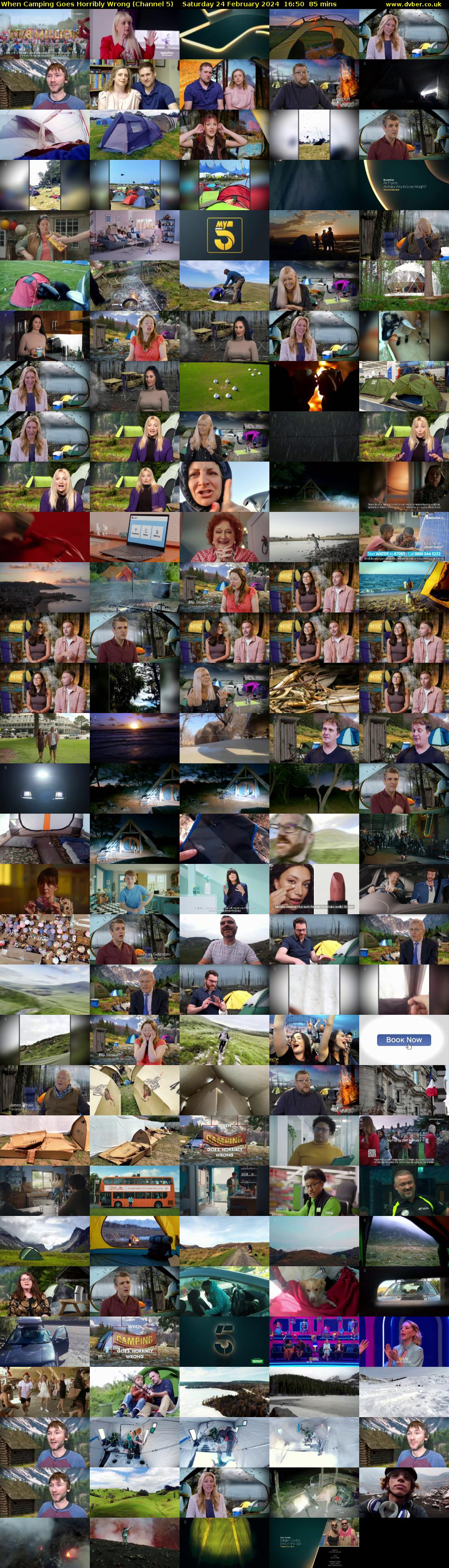 When Camping Goes Horribly Wrong (Channel 5) Saturday 24 February 2024 16:50 - 18:15