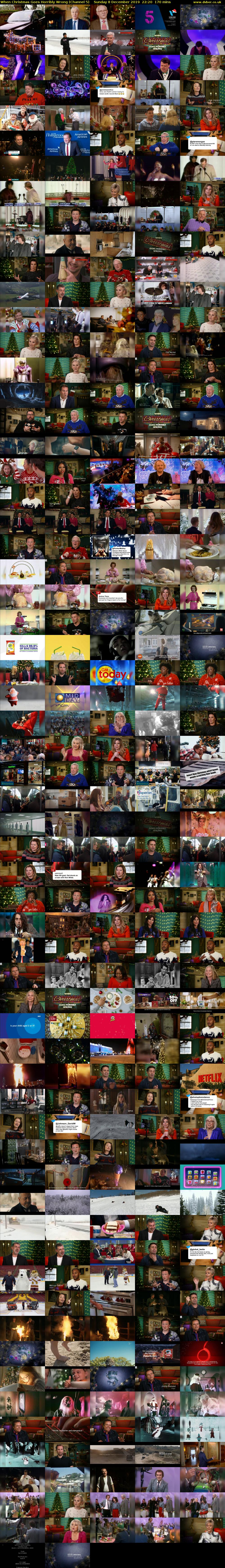 When Christmas Goes Horribly Wrong (Channel 5) Sunday 8 December 2019 22:20 - 01:10