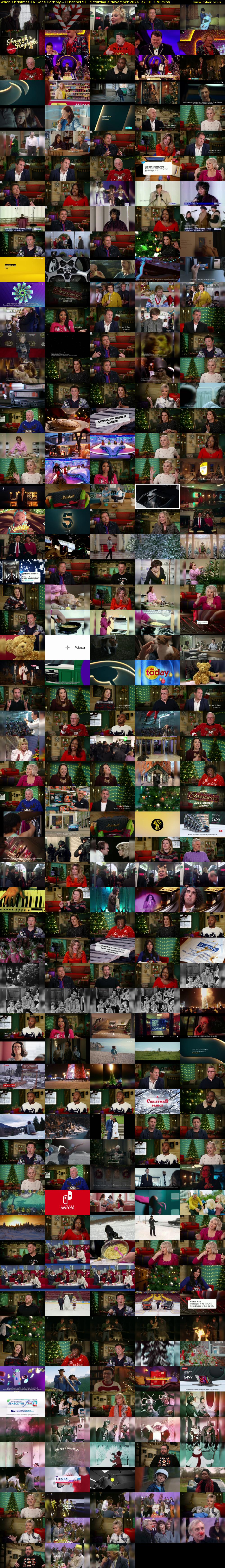 When Christmas TV Goes Horribly... (Channel 5) Saturday 2 November 2024 22:10 - 01:00