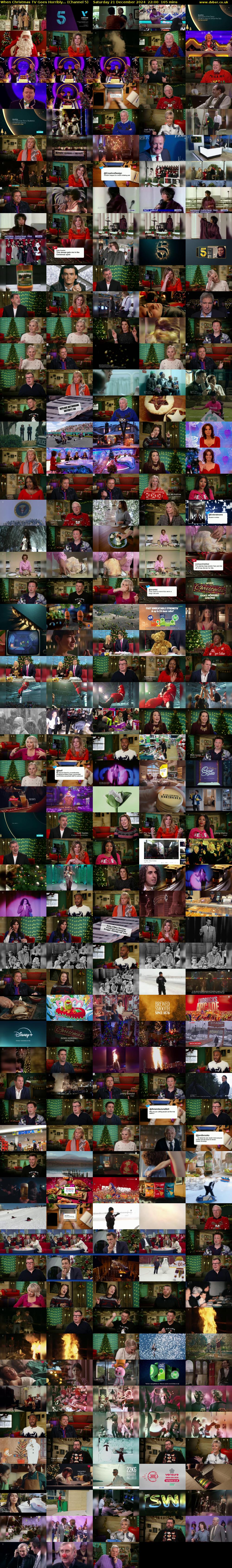 When Christmas TV Goes Horribly... (Channel 5) Saturday 21 December 2024 22:00 - 00:45