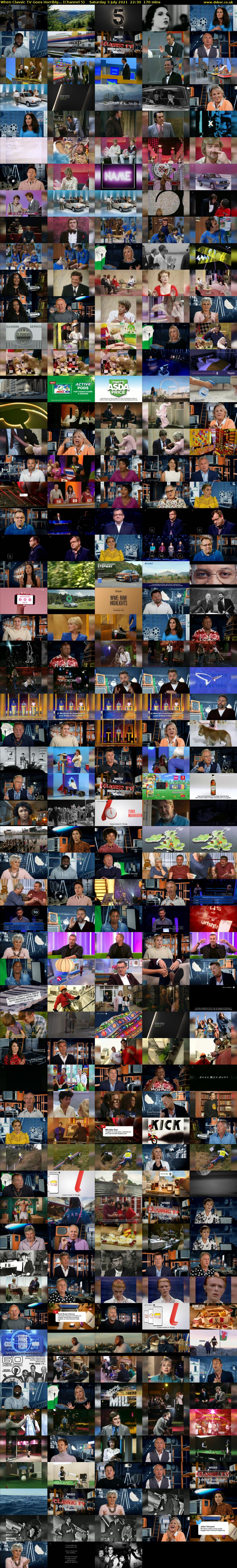 When Classic TV Goes Horribly... (Channel 5) Saturday 3 July 2021 22:30 - 01:20