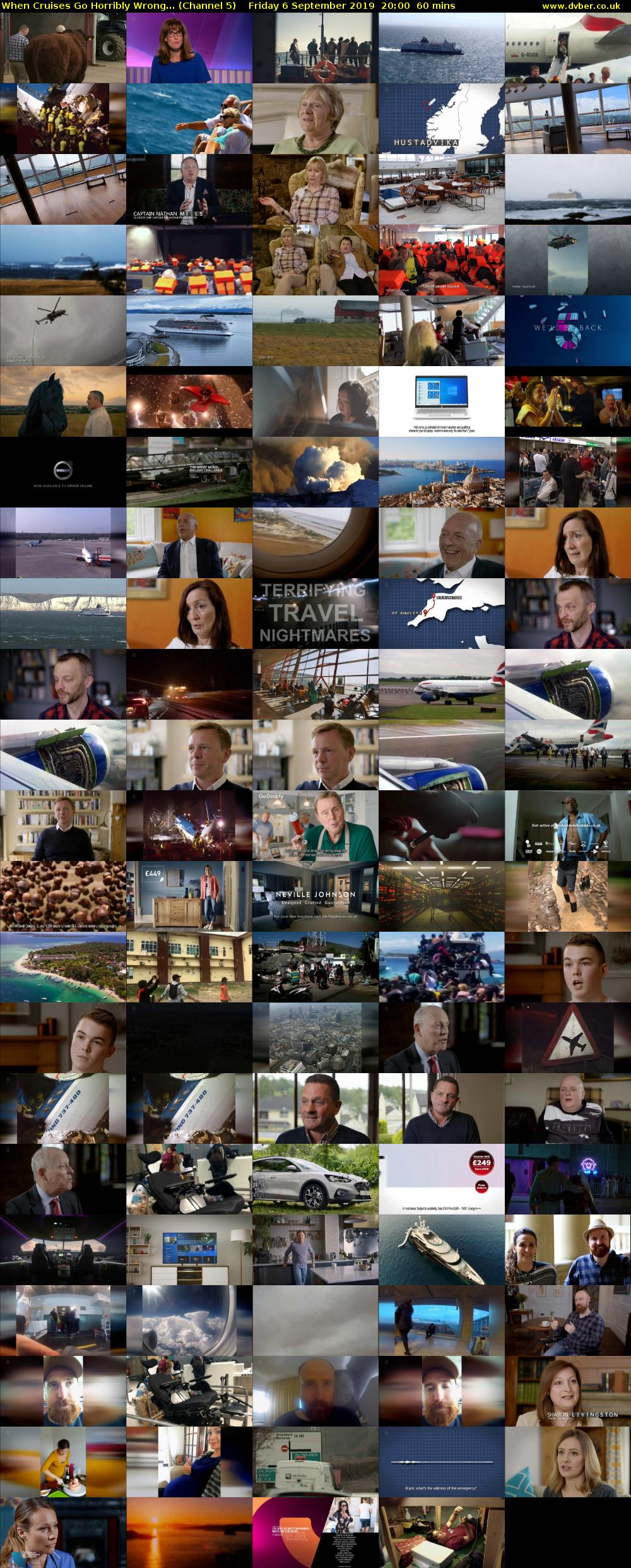 When Cruises Go Horribly Wrong... (Channel 5) Friday 6 September 2019 20:00 - 21:00