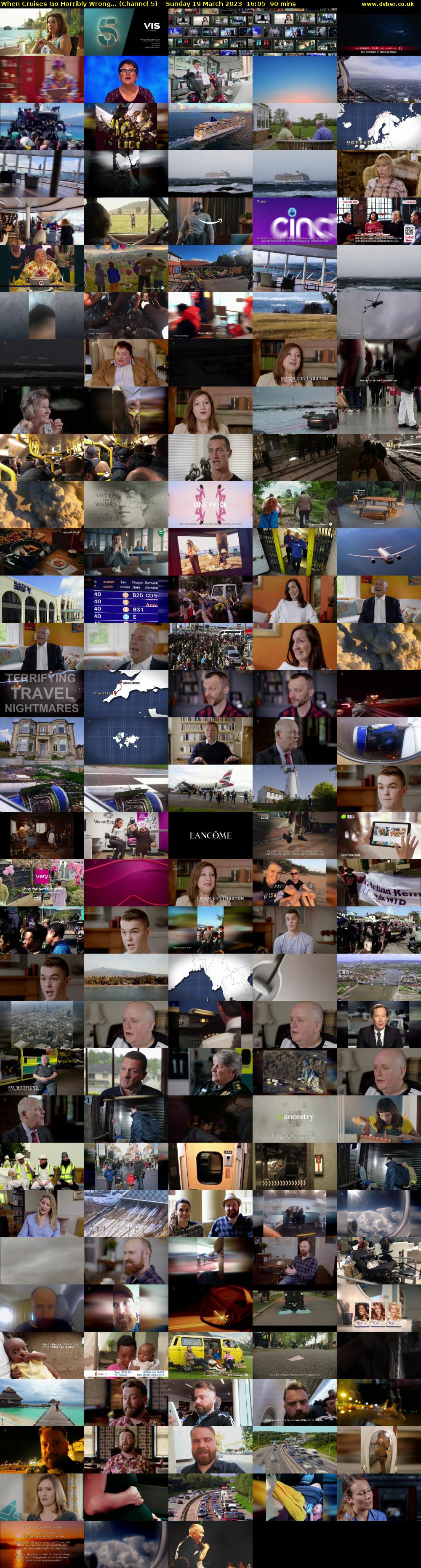 When Cruises Go Horribly Wrong... (Channel 5) Sunday 19 March 2023 16:05 - 17:35