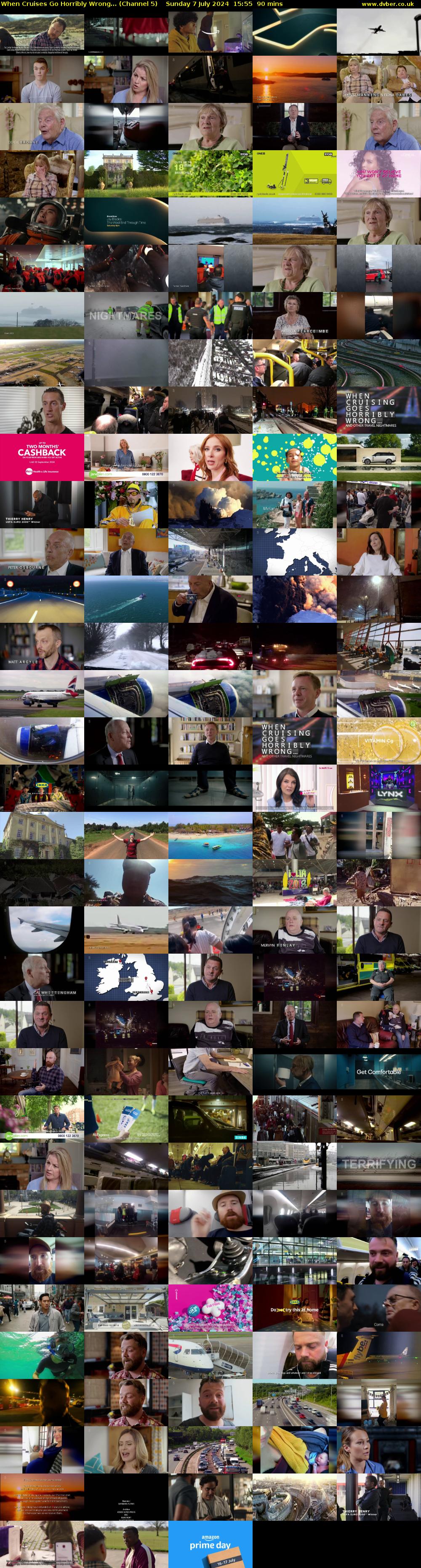 When Cruises Go Horribly Wrong... (Channel 5) Sunday 7 July 2024 15:55 - 17:25