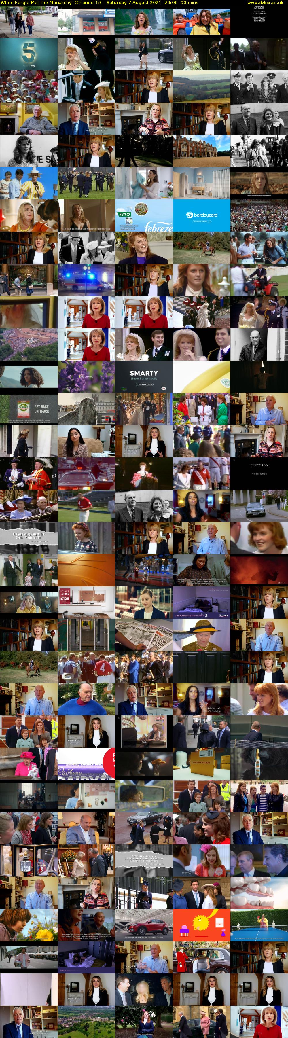 When Fergie Met the Monarchy  (Channel 5) Saturday 7 August 2021 20:00 - 21:30