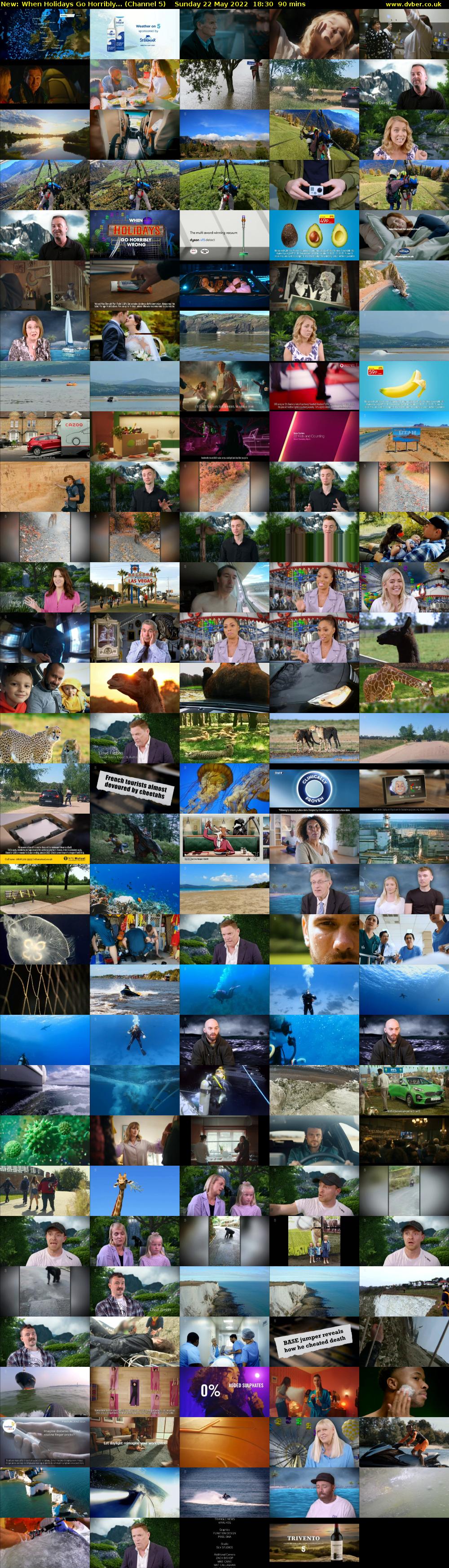 When Holidays Go Horribly... (Channel 5) Sunday 22 May 2022 18:30 - 20:00