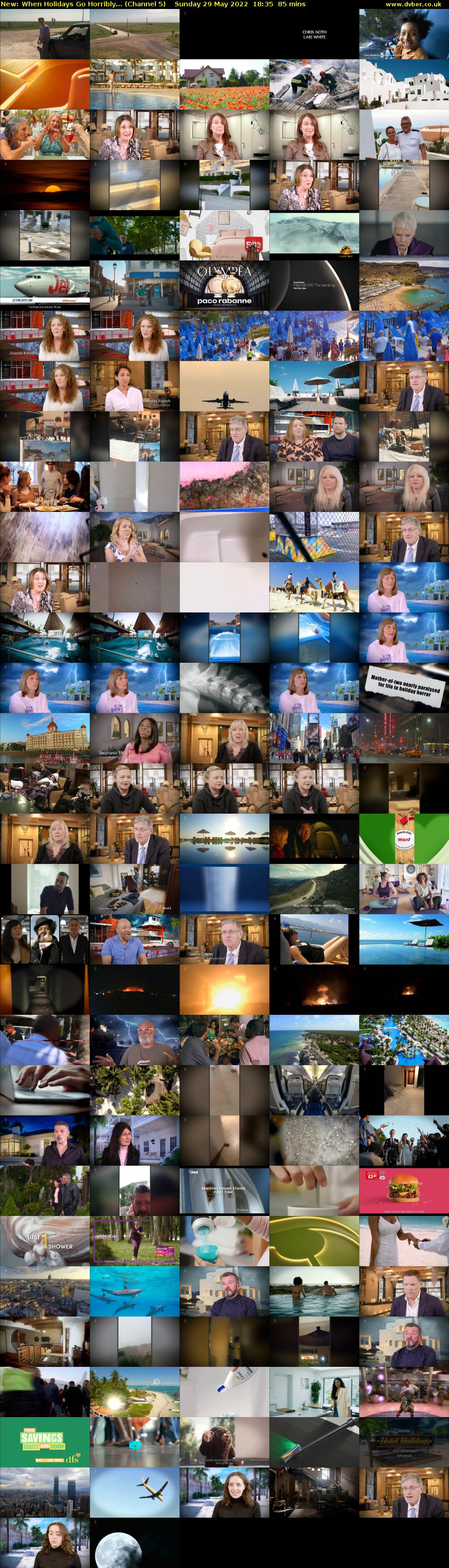 When Holidays Go Horribly... (Channel 5) Sunday 29 May 2022 18:35 - 20:00