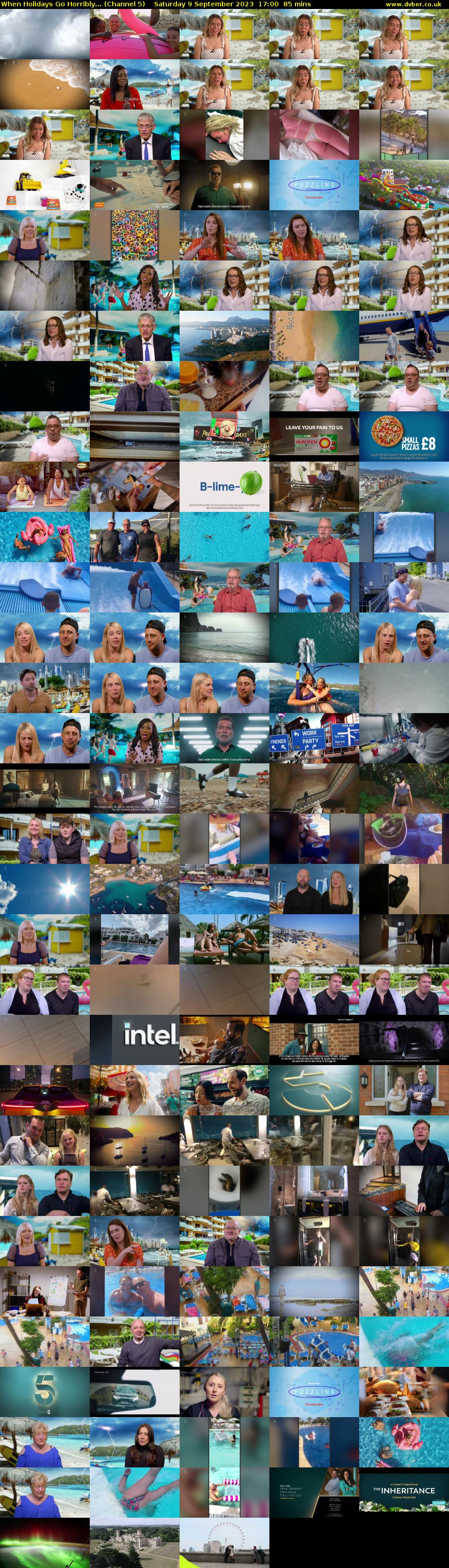 When Holidays Go Horribly... (Channel 5) Saturday 9 September 2023 17:00 - 18:25