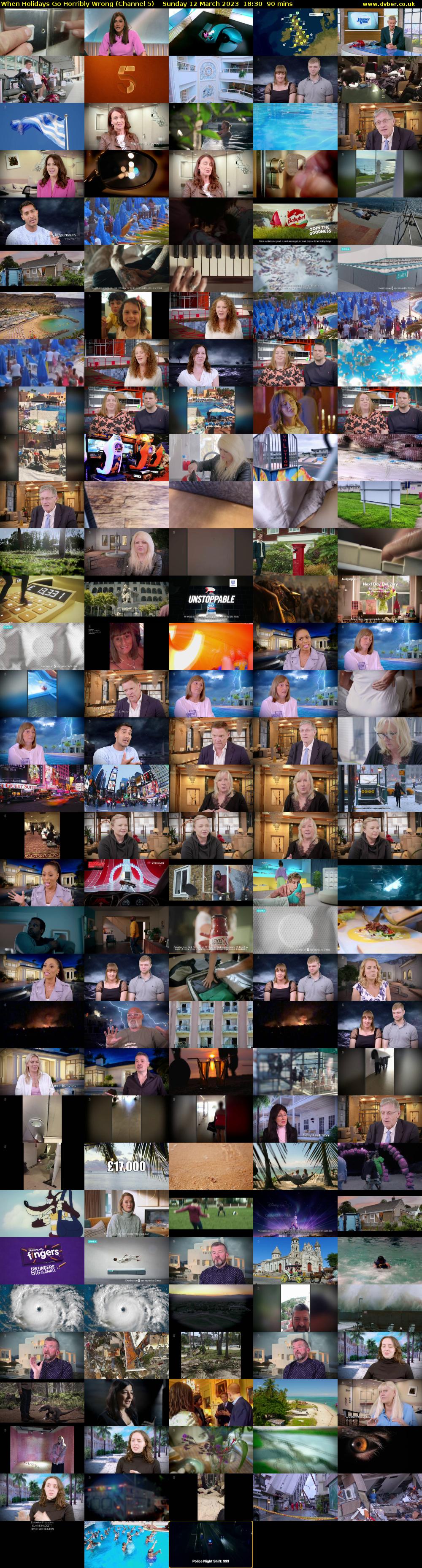 When Holidays Go Horribly Wrong (Channel 5) Sunday 12 March 2023 18:30 - 20:00