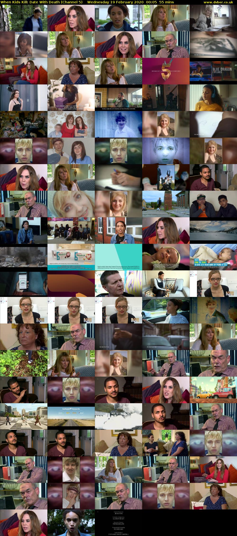 When Kids Kill: Date With Death (Channel 5) Wednesday 19 February 2020 00:05 - 01:00