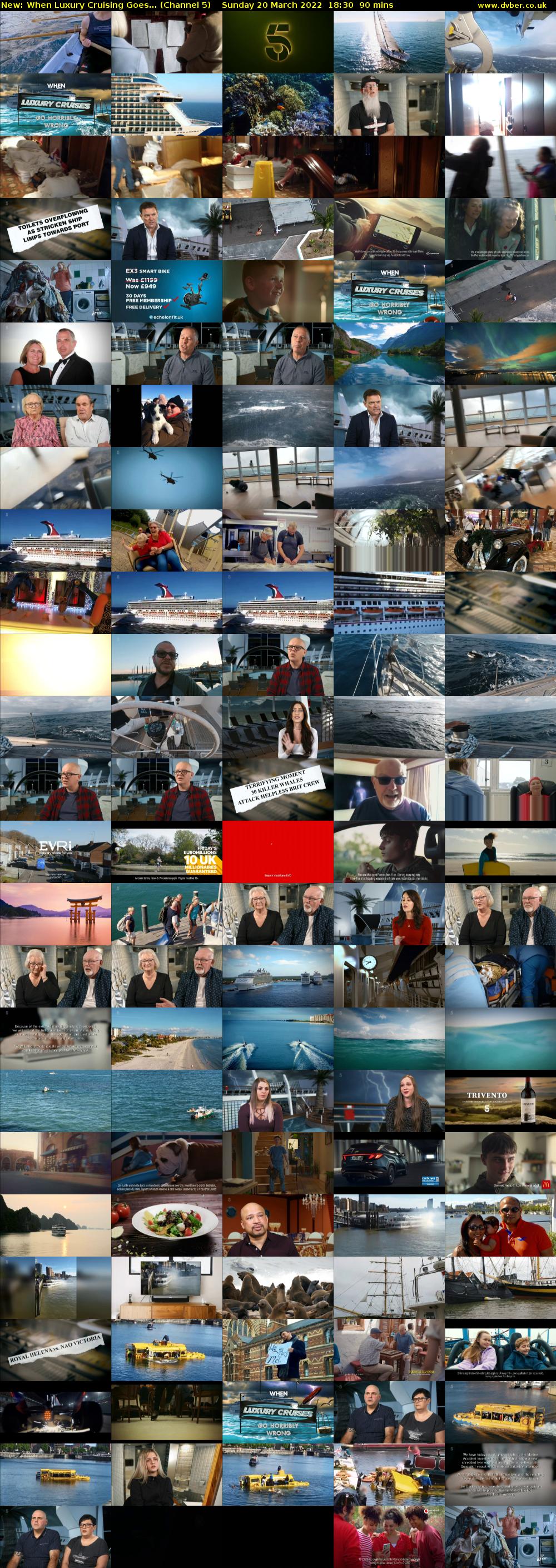 When Luxury Cruising Goes... (Channel 5) Sunday 20 March 2022 18:30 - 20:00