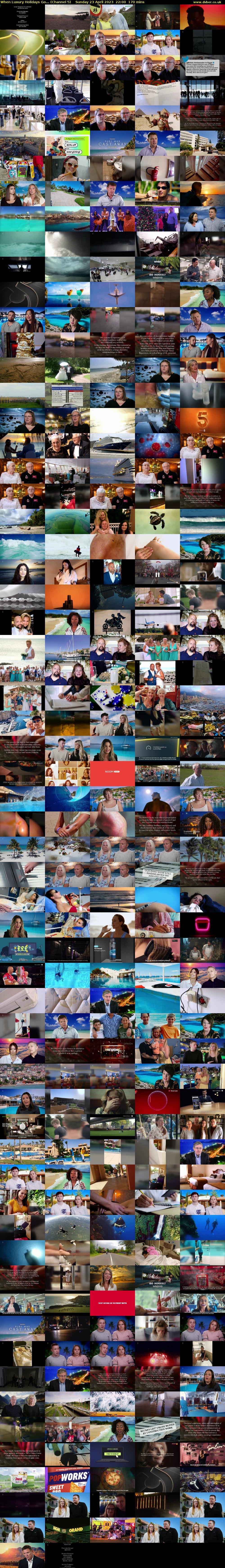 When Luxury Holidays Go... (Channel 5) Sunday 23 April 2023 22:00 - 00:50