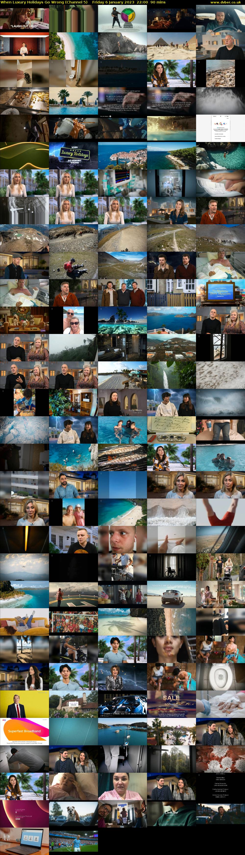 When Luxury Holidays Go Wrong (Channel 5) Friday 6 January 2023 22:00 - 23:30