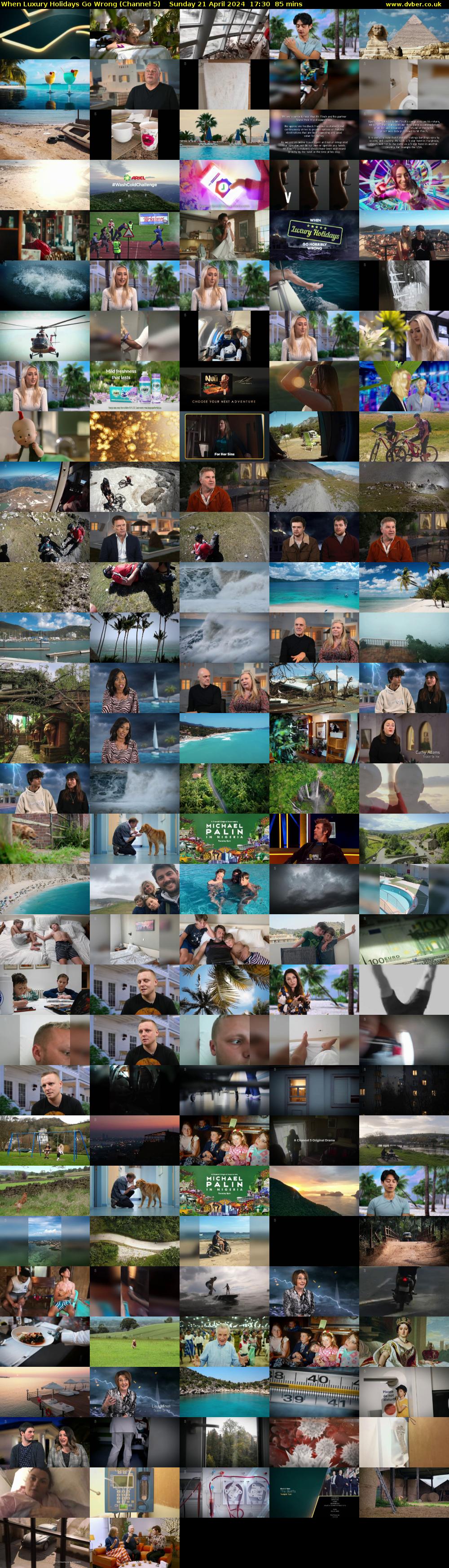When Luxury Holidays Go Wrong (Channel 5) Sunday 21 April 2024 17:30 - 18:55