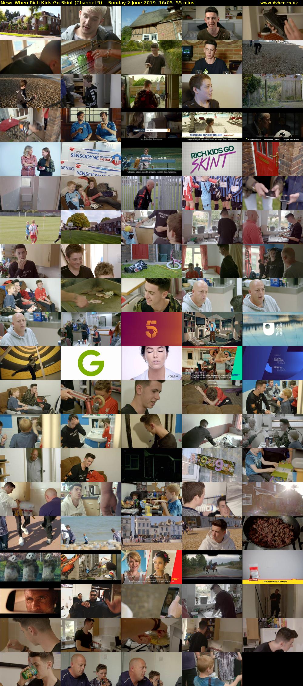 When Rich Kids Go Skint (Channel 5) Sunday 2 June 2019 16:05 - 17:00