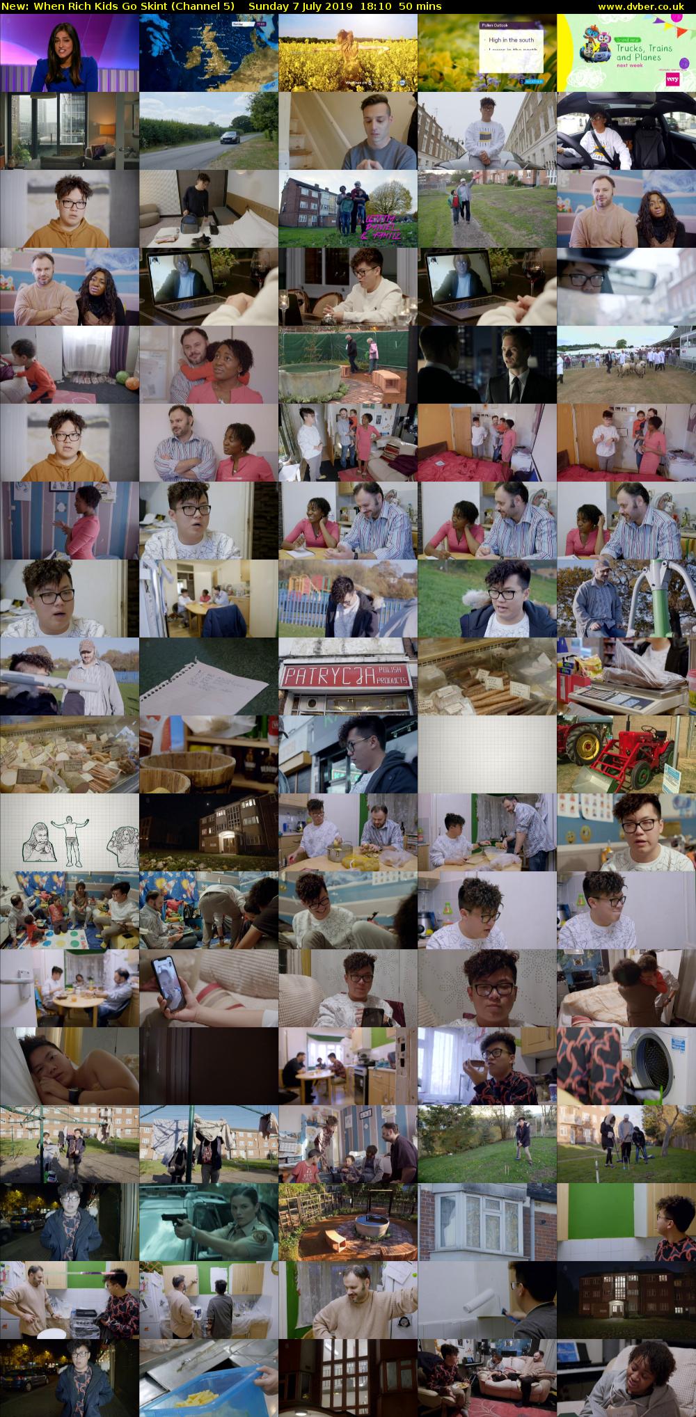 When Rich Kids Go Skint (Channel 5) Sunday 7 July 2019 18:10 - 19:00