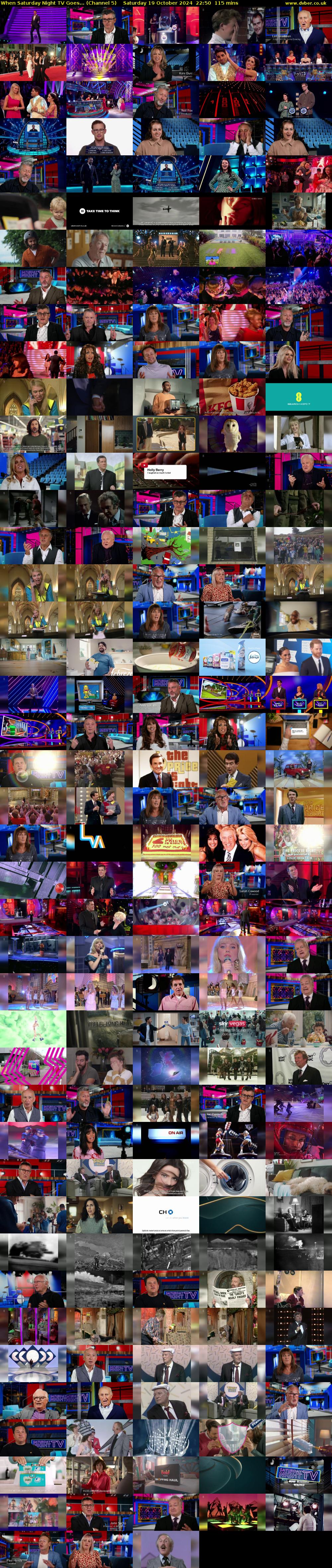 When Saturday Night TV Goes... (Channel 5) Saturday 19 October 2024 22:50 - 00:45
