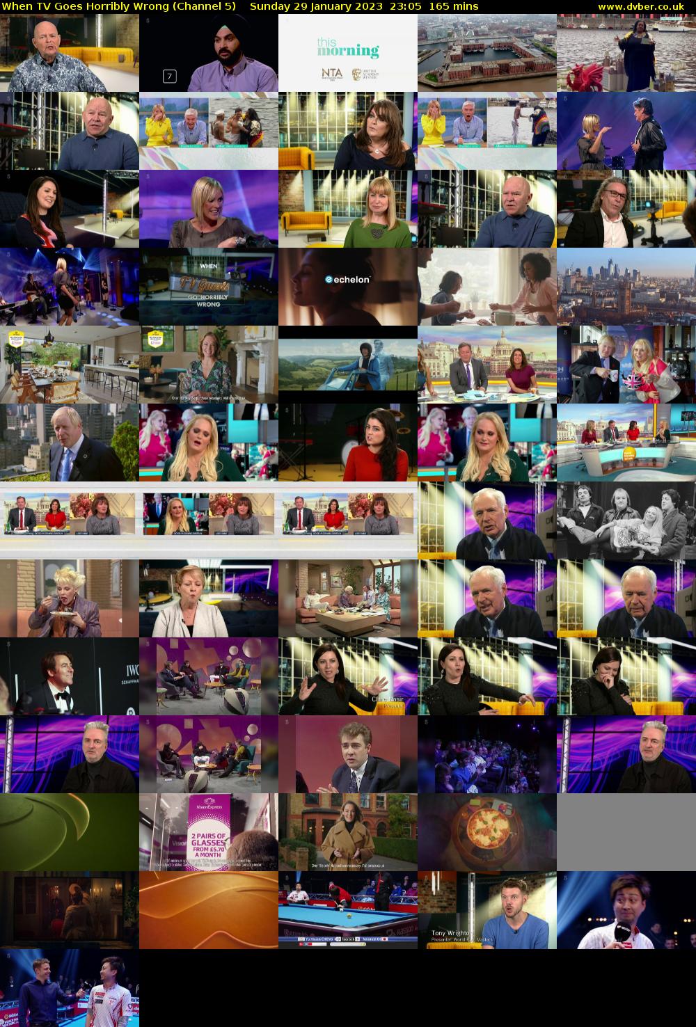 When TV Goes Horribly Wrong (Channel 5) Sunday 29 January 2023 23:05 - 01:50