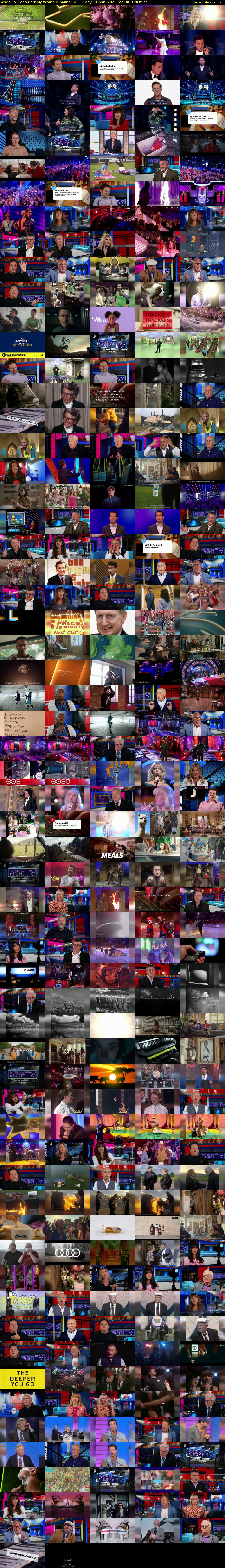 When TV Goes Horribly Wrong (Channel 5) Friday 14 April 2023 22:30 - 01:20