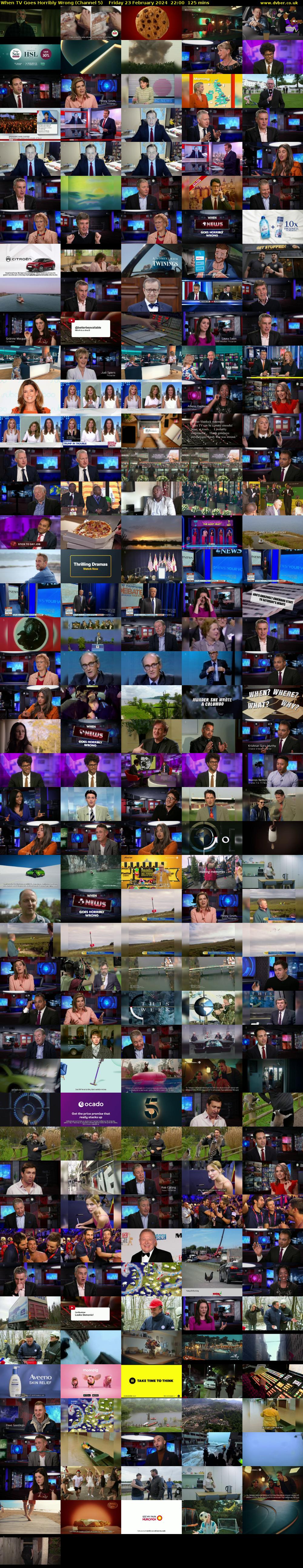 When TV Goes Horribly Wrong (Channel 5) Friday 23 February 2024 22:00 - 00:05