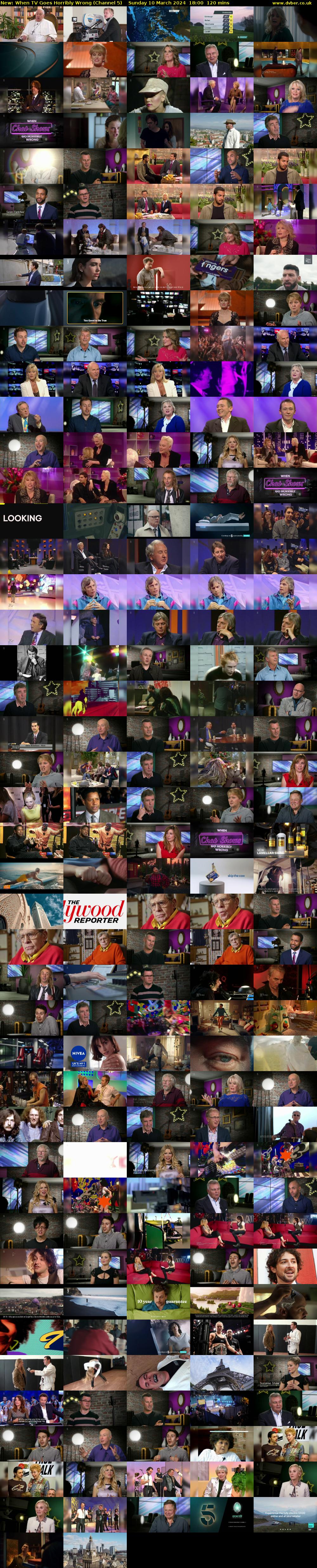 When TV Goes Horribly Wrong (Channel 5) Sunday 10 March 2024 18:00 - 20:00
