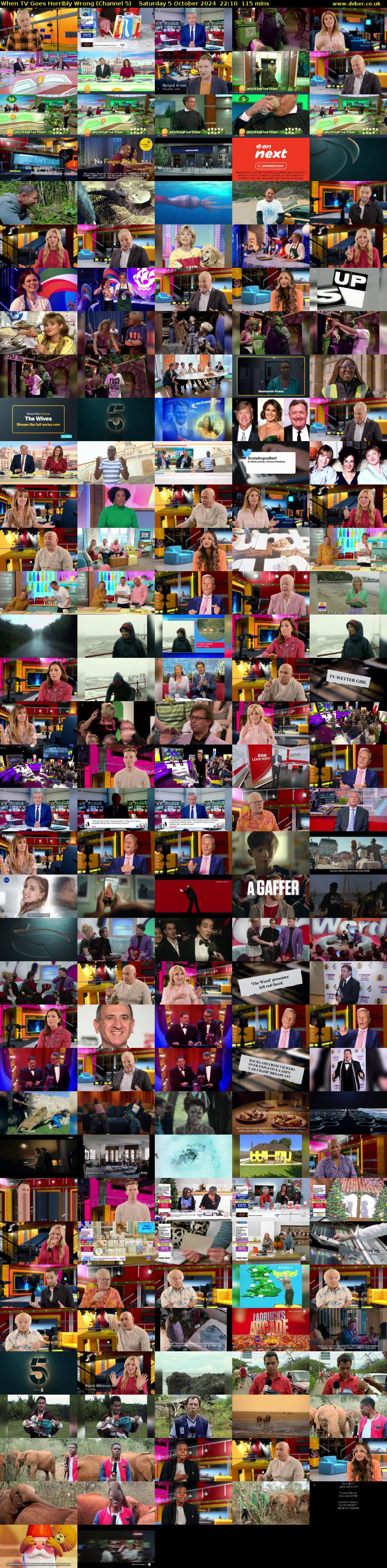 When TV Goes Horribly Wrong (Channel 5) Saturday 5 October 2024 22:10 - 00:05