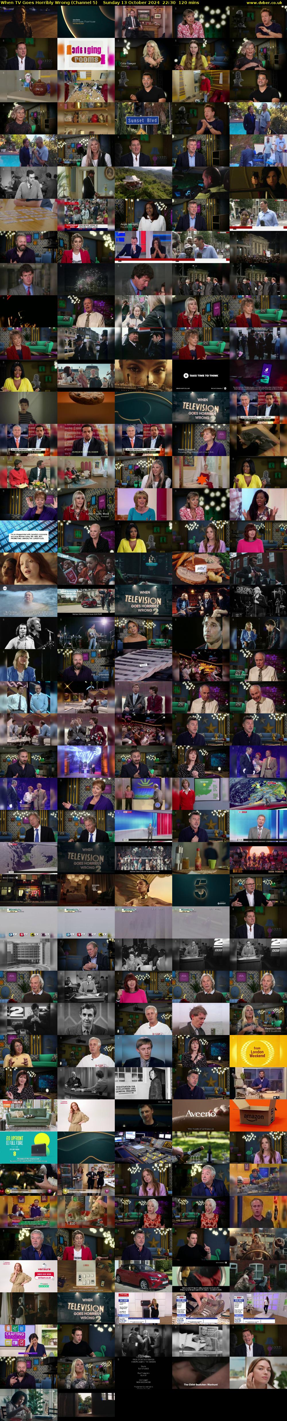 When TV Goes Horribly Wrong (Channel 5) Sunday 13 October 2024 22:30 - 00:30