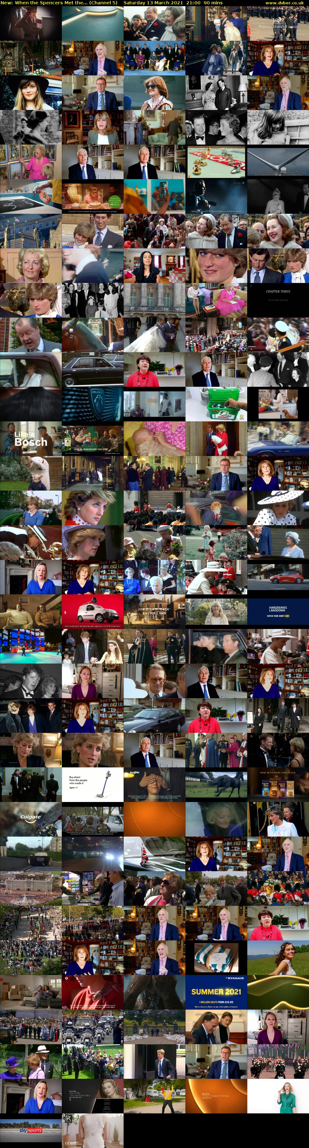 When the Spencers Met the... (Channel 5) Saturday 13 March 2021 21:00 - 22:30