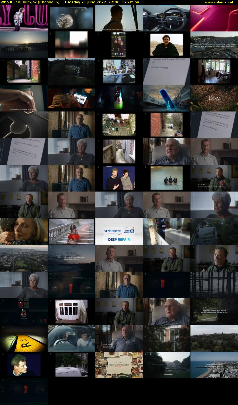 Who Killed Billie-Jo? (Channel 5) Tuesday 21 June 2022 22:00 - 00:05