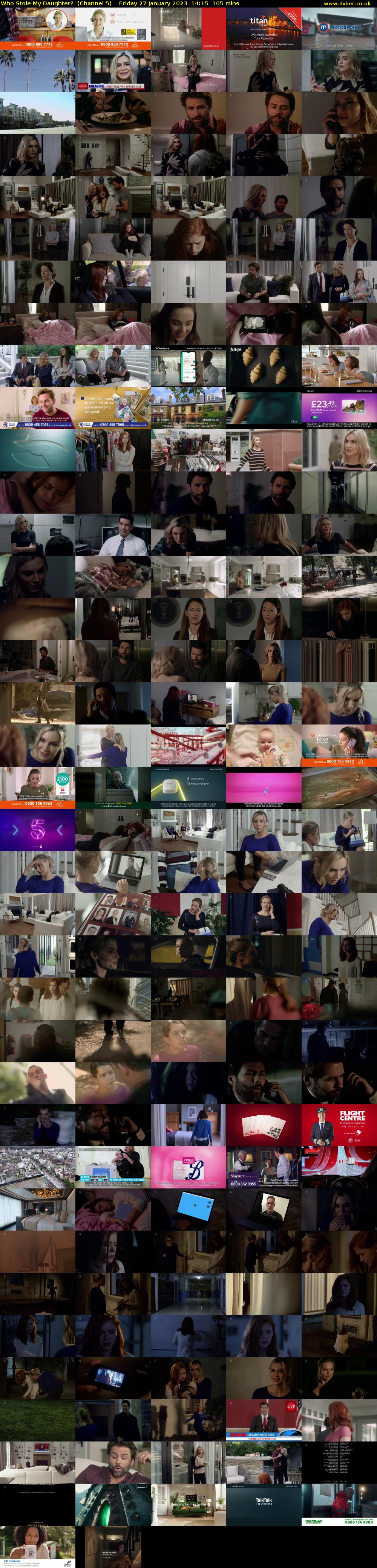 Who Stole My Daughter?  (Channel 5) Friday 27 January 2023 14:15 - 16:00