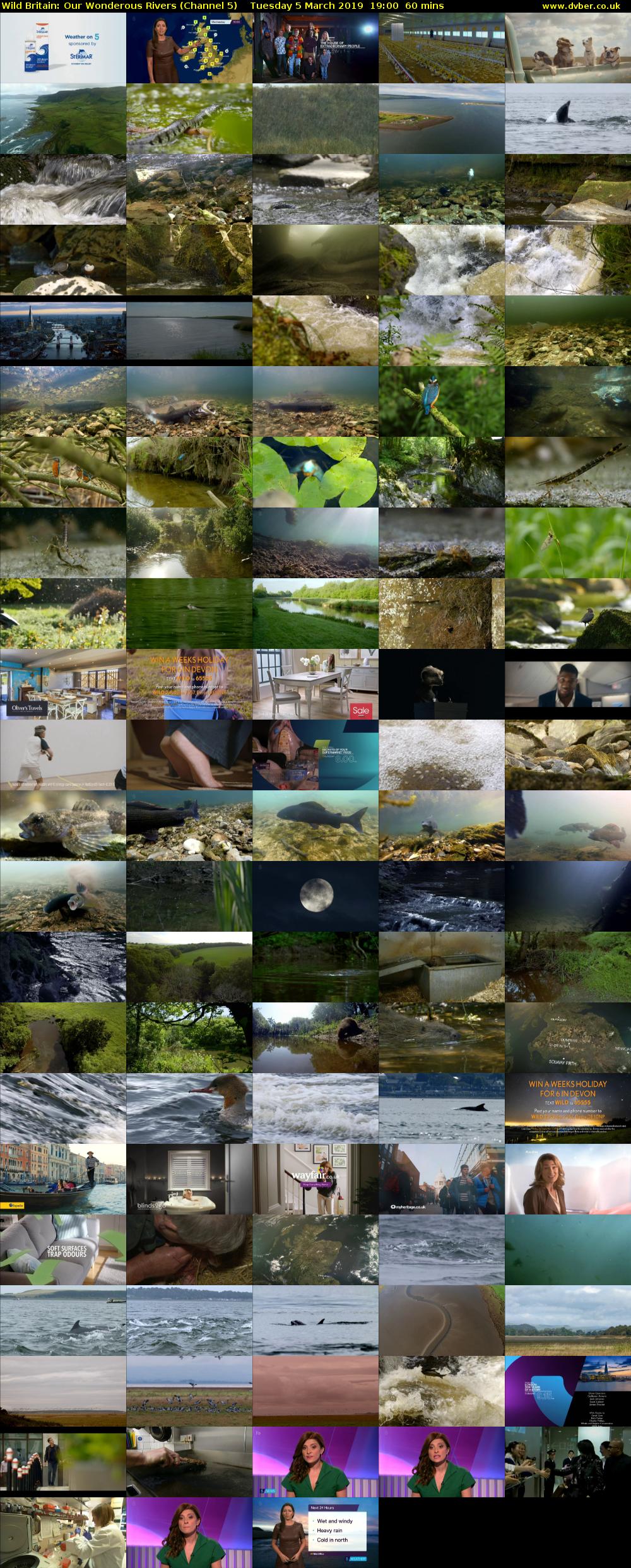 Wild Britain: Our Wonderous Rivers (Channel 5) Tuesday 5 March 2019 19:00 - 20:00