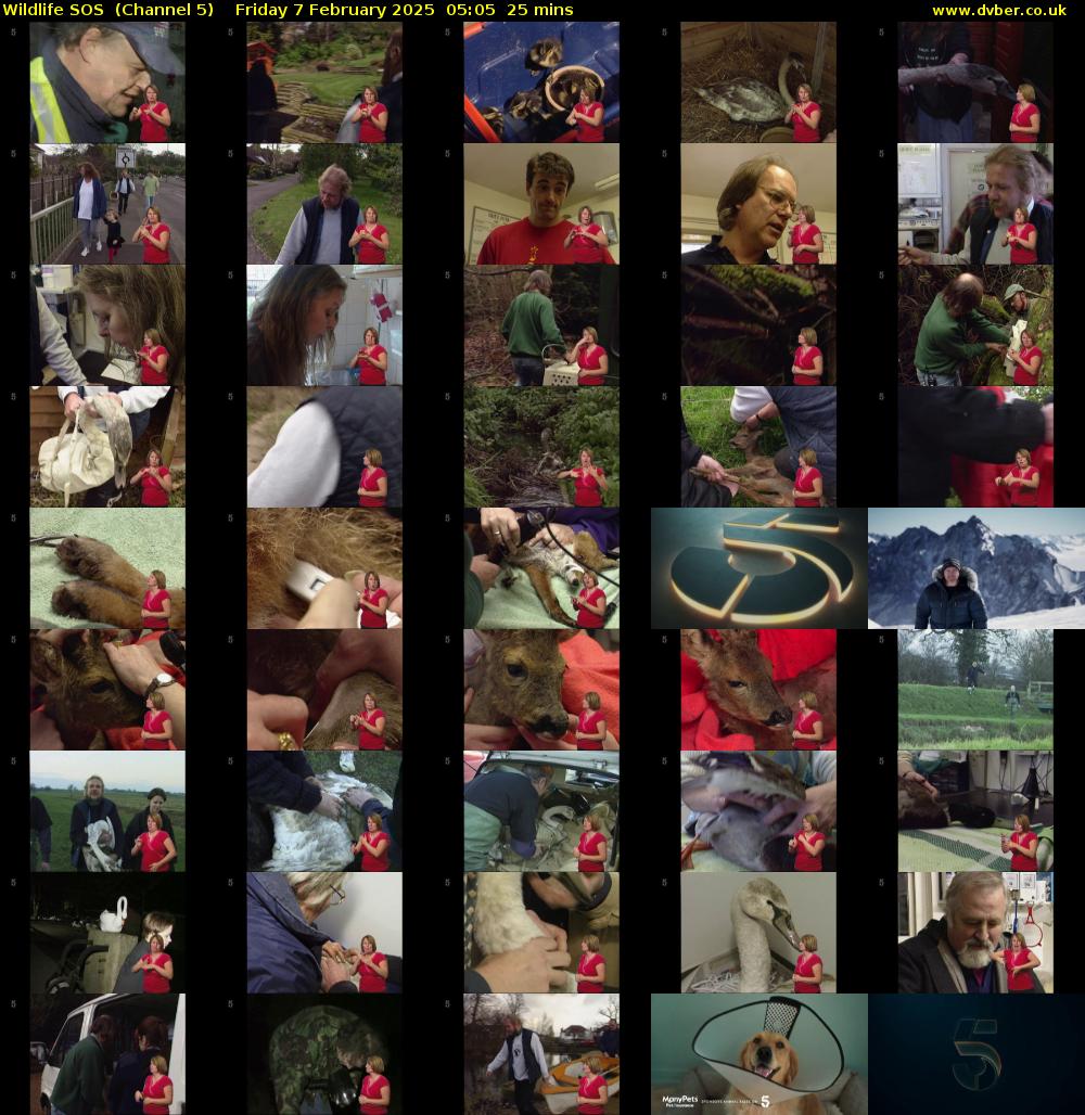 Wildlife SOS  (Channel 5) Friday 7 February 2025 05:05 - 05:30