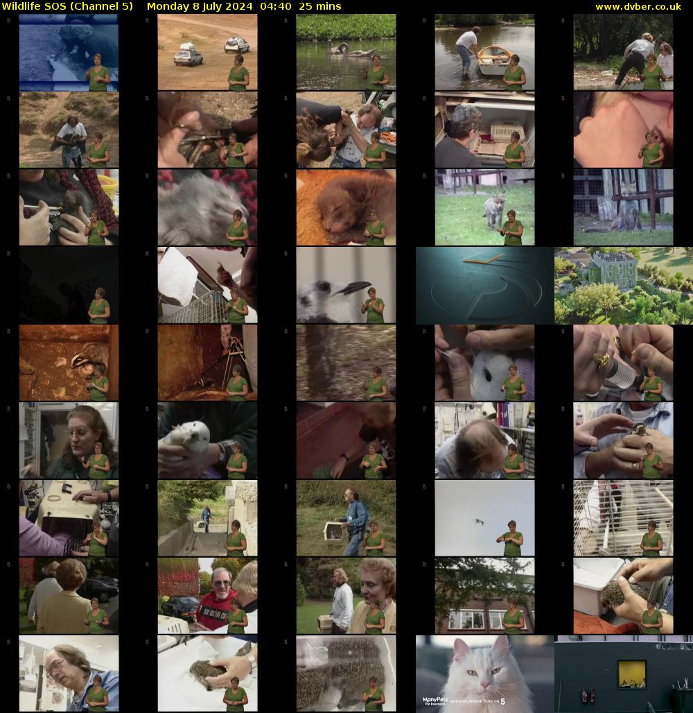 Wildlife SOS (Channel 5) Monday 8 July 2024 04:40 - 05:05