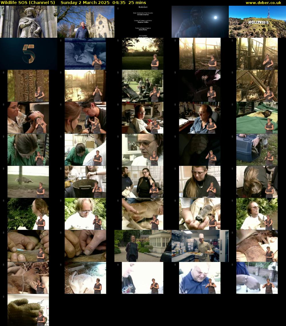 Wildlife SOS (Channel 5) Sunday 2 March 2025 04:35 - 05:00