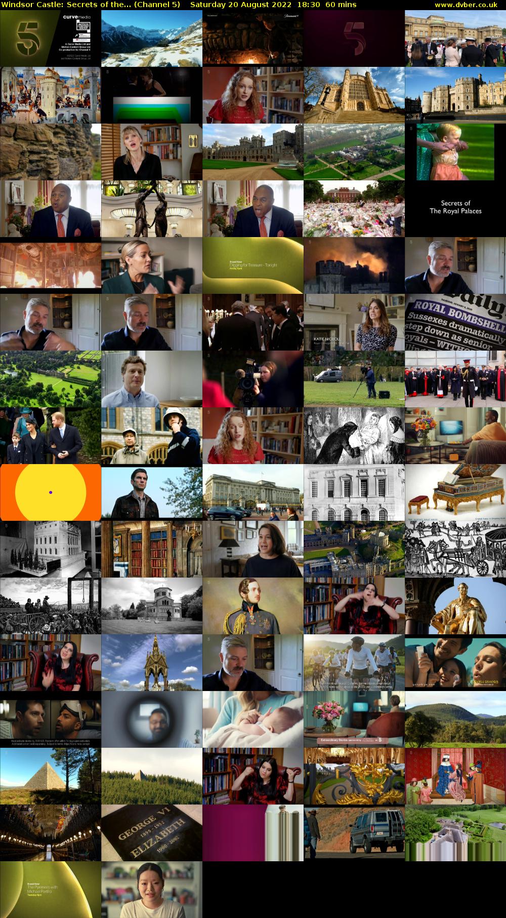 Windsor Castle: Secrets of the... (Channel 5) Saturday 20 August 2022 18:30 - 19:30