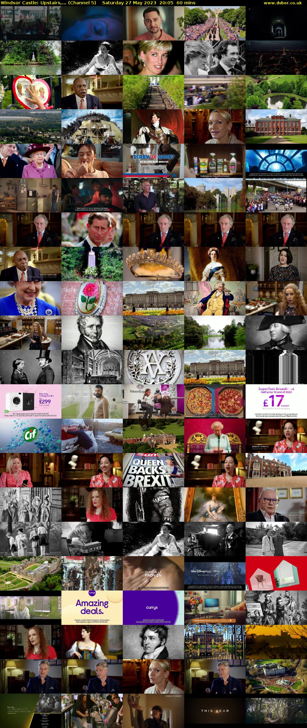 Windsor Castle: Upstairs,... (Channel 5) Saturday 27 May 2023 20:05 - 21:05
