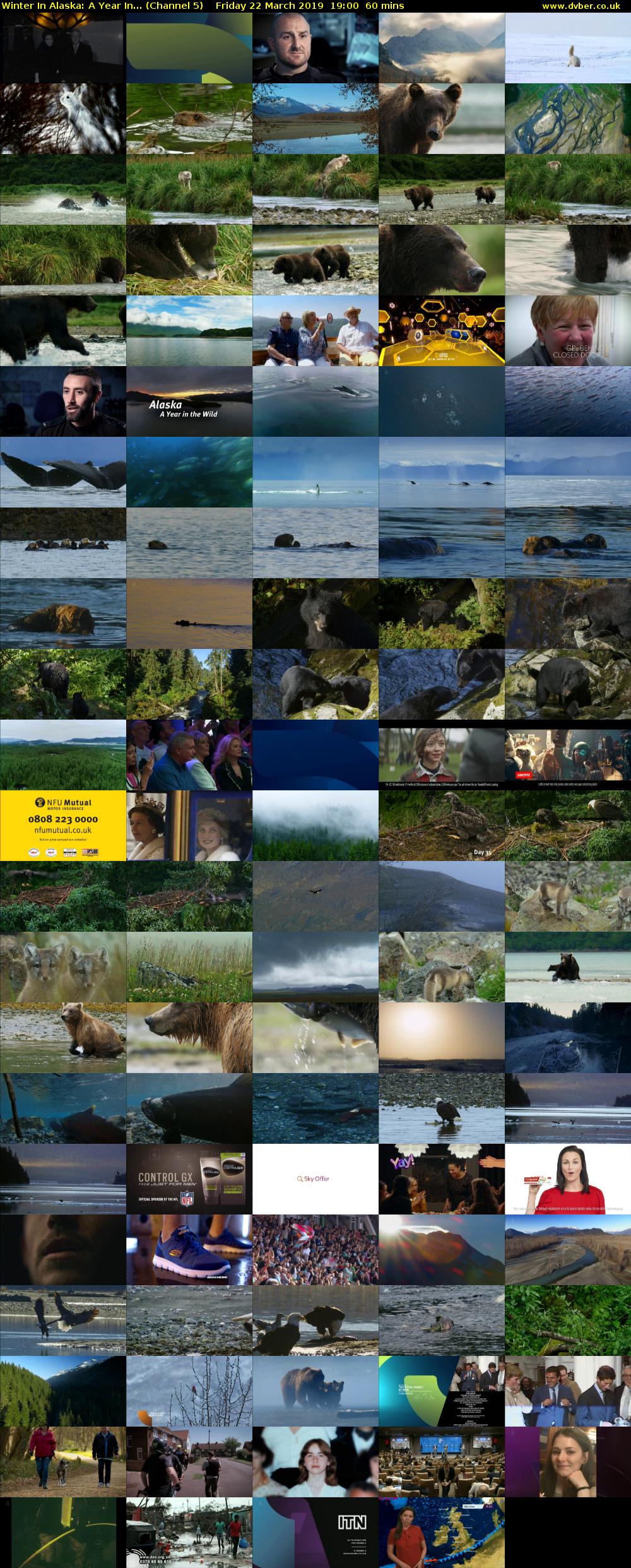 Winter In Alaska: A Year In... (Channel 5) Friday 22 March 2019 19:00 - 20:00