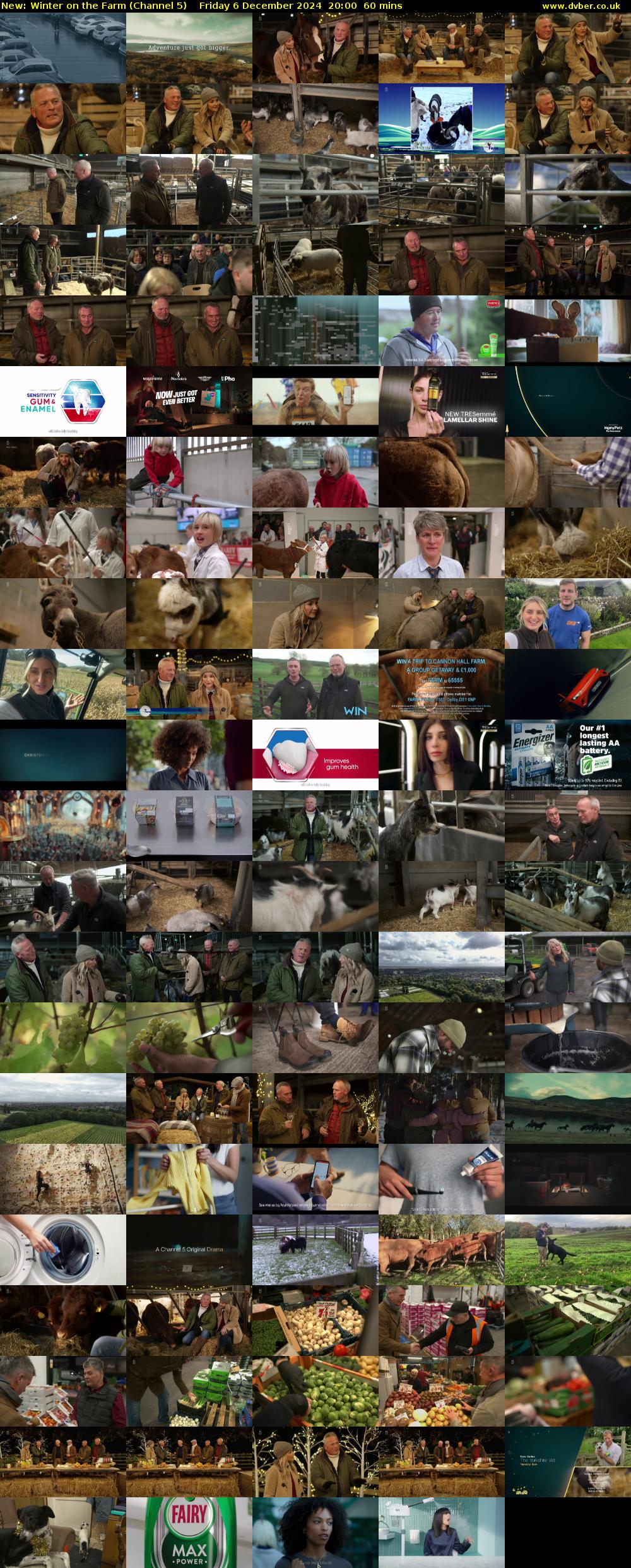 Winter on the Farm (Channel 5) Friday 6 December 2024 20:00 - 21:00