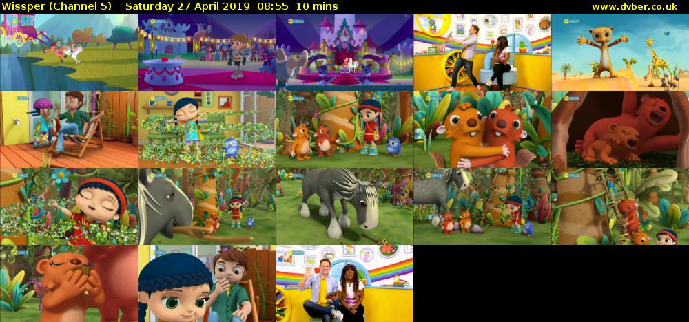 Wissper (Channel 5) Saturday 27 April 2019 08:55 - 09:05
