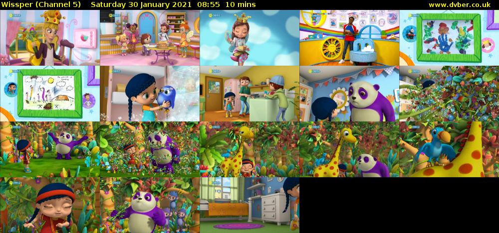 Wissper (Channel 5) Saturday 30 January 2021 08:55 - 09:05