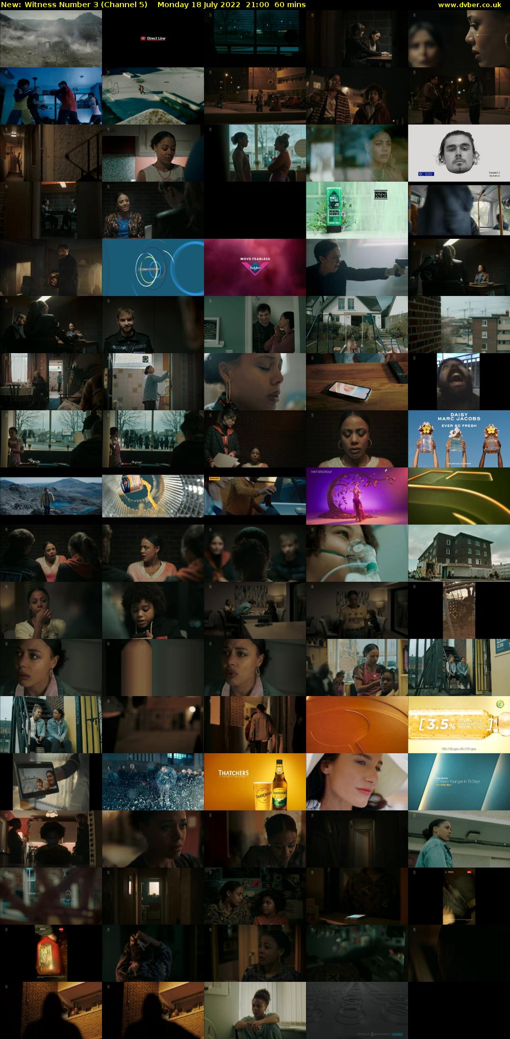 Witness Number 3 (Channel 5) Monday 18 July 2022 21:00 - 22:00