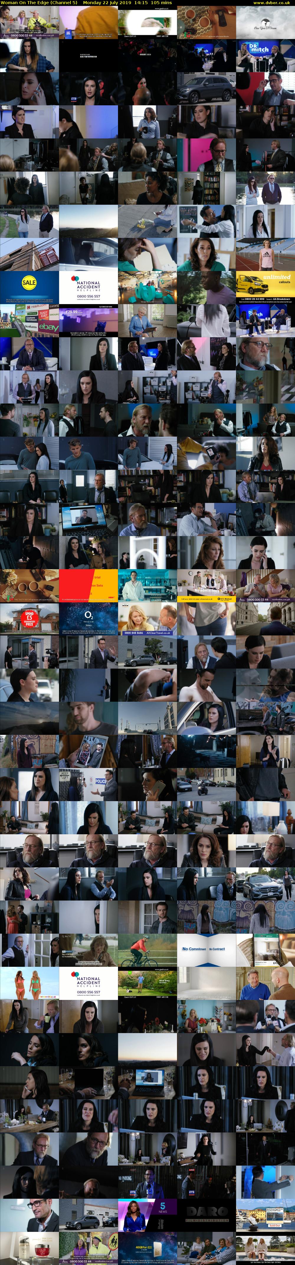 Woman On The Edge (Channel 5) Monday 22 July 2019 14:15 - 16:00