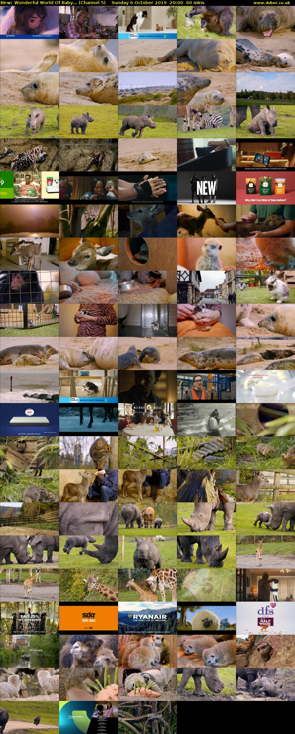 Wonderful World Of Baby... (Channel 5) Sunday 6 October 2019 20:00 - 21:00