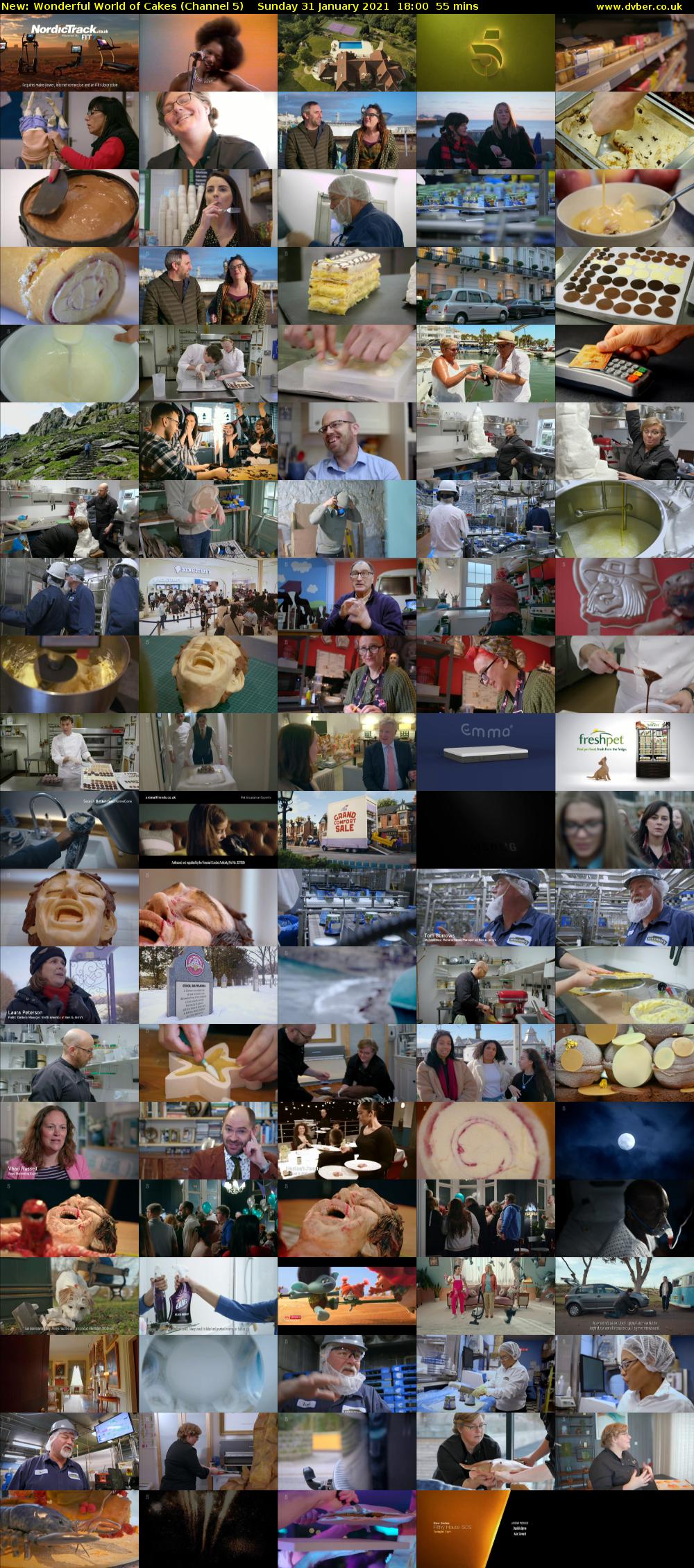 Wonderful World of Cakes (Channel 5) Sunday 31 January 2021 18:00 - 18:55