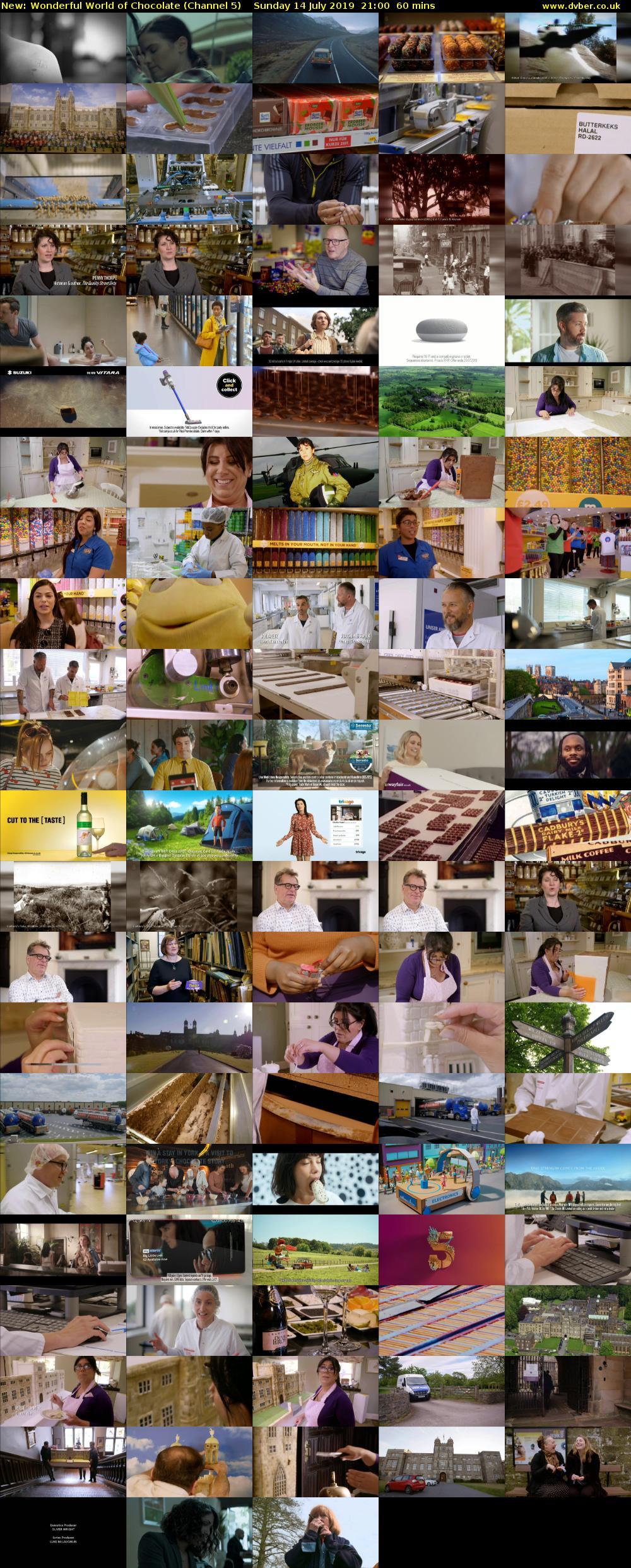 Wonderful World of Chocolate (Channel 5) Sunday 14 July 2019 21:00 - 22:00